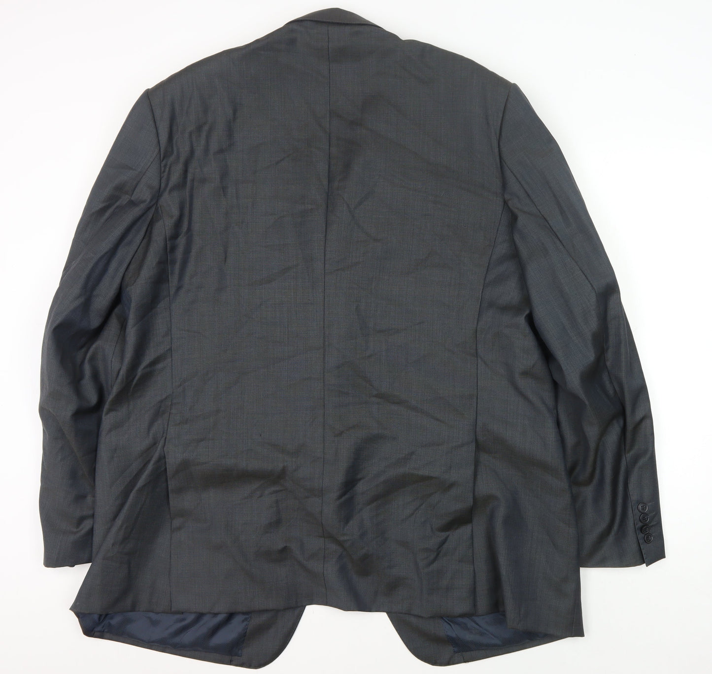 Marks and Spencer Men's Grey Long Blazer Jacket 48L