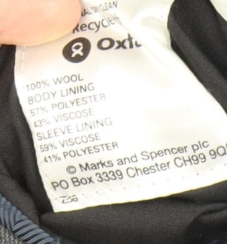 Marks and Spencer Men's Grey Long Blazer Jacket 48L