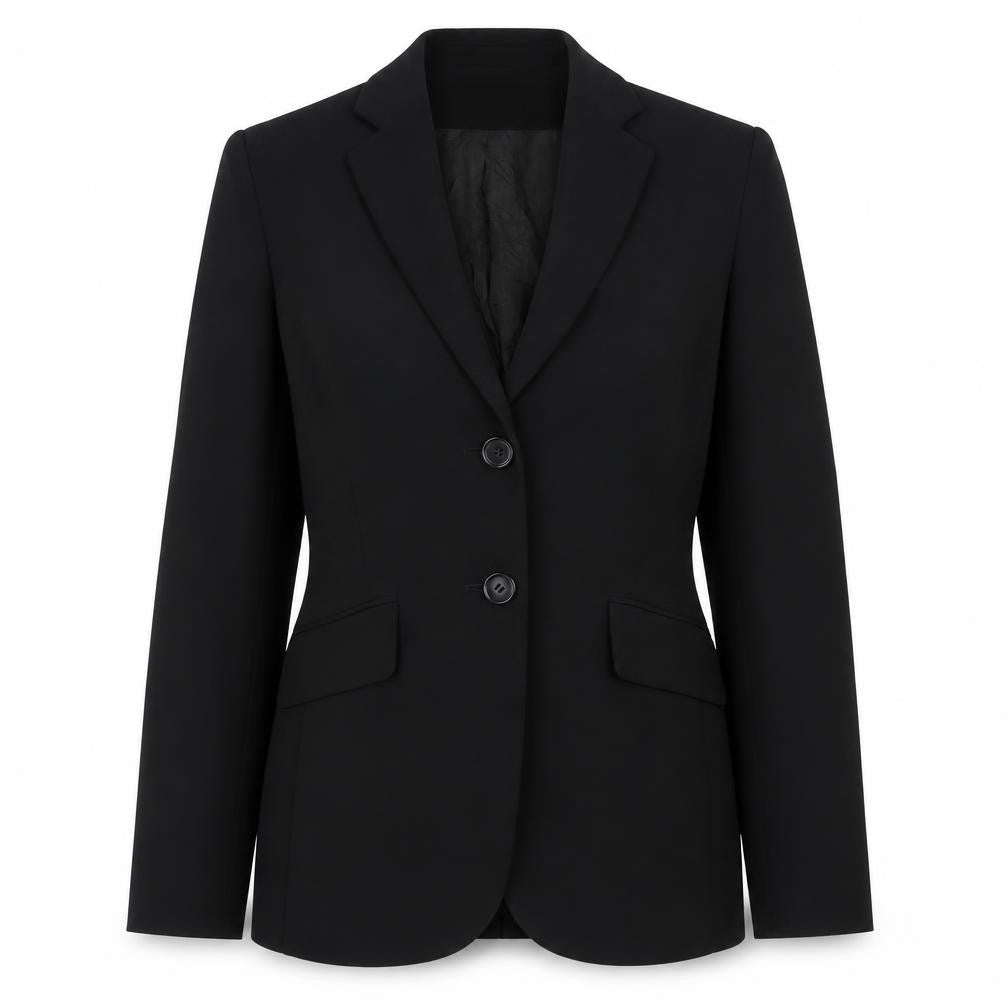 Ann Taylor Women's Black Blazer, Size 2, Smart Two-Button Style