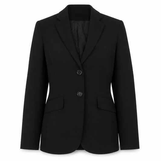 Ann Taylor Women's Black Blazer, Size 2, Smart Two-Button Style