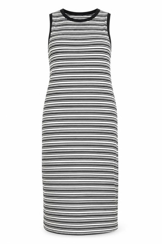 Warehouse Women's Striped Sleeveless Dress Size 18