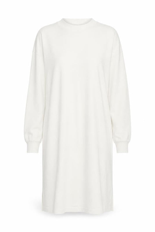 Monki Women's White T-Shirt Dress in Size S, Cotton