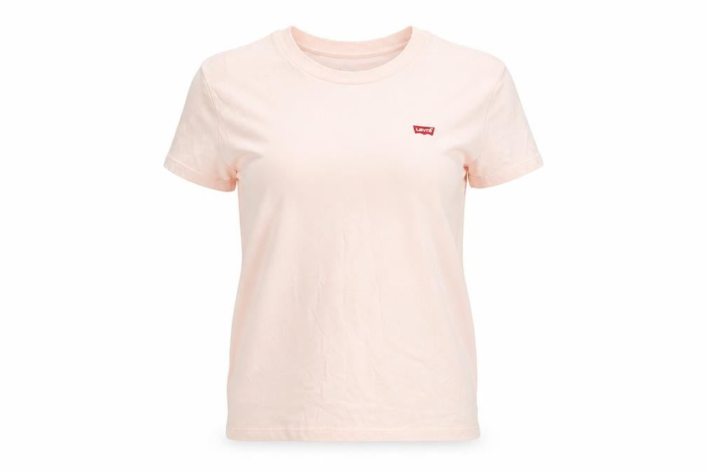 Levi's Women's Pink T-Shirt, Size S, Cotton, Casual Style