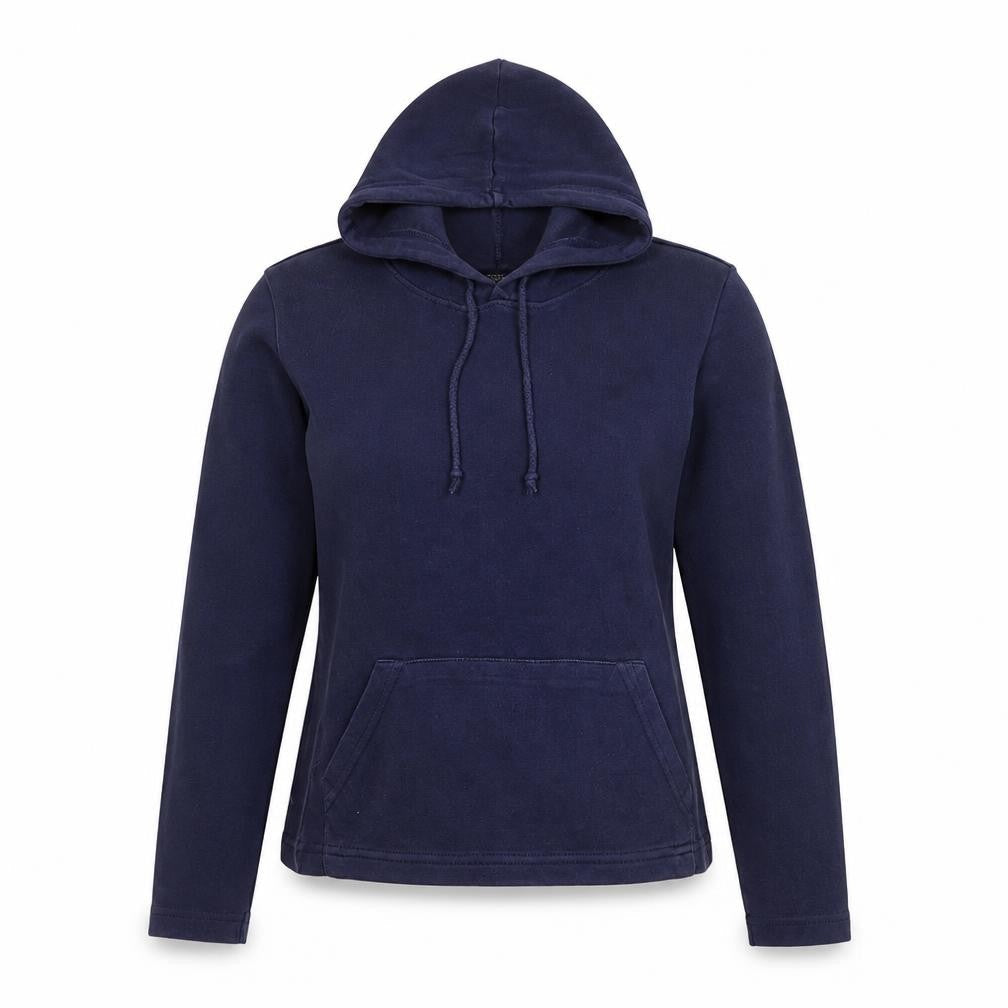 Warehouse Women's Blue Hoodie Size 10 Cotton