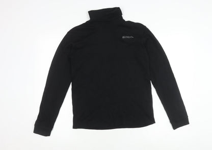Additional front view of Mountain Warehouse Black XS High Neck Top