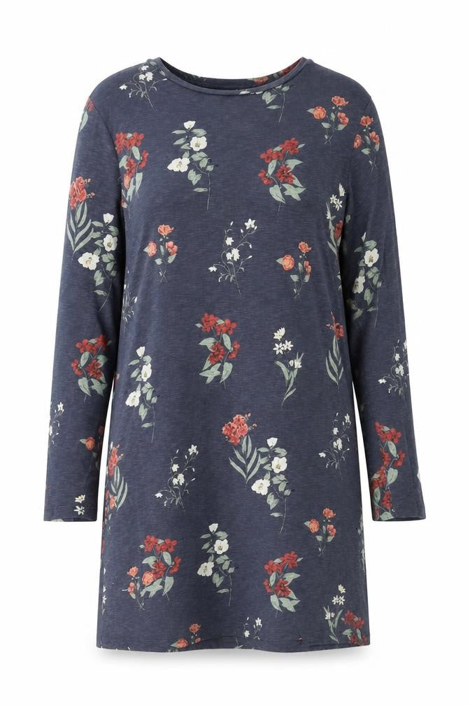 Fat Face Women's Floral Dress, Size 12, Multicoloured, Shift Style