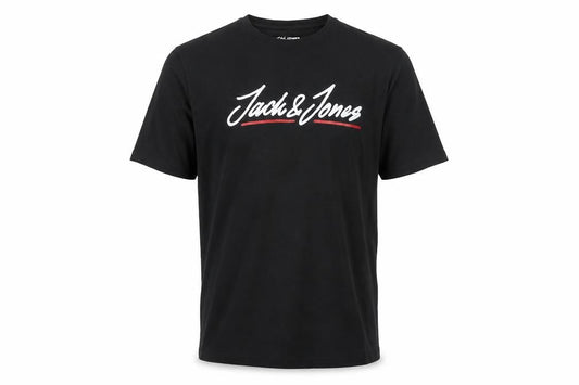 Jack & Jones Men's Black Crew Neck T-Shirt Size L