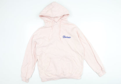 Maison Labiche Women's Pink Embroidered Hoodie S
