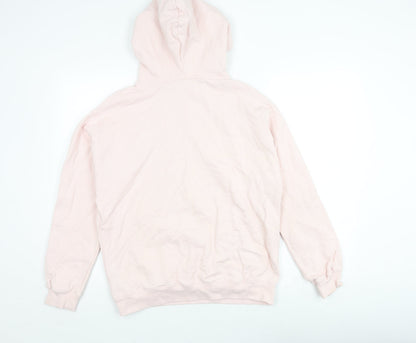 Maison Labiche Women's Pink Embroidered Hoodie S
