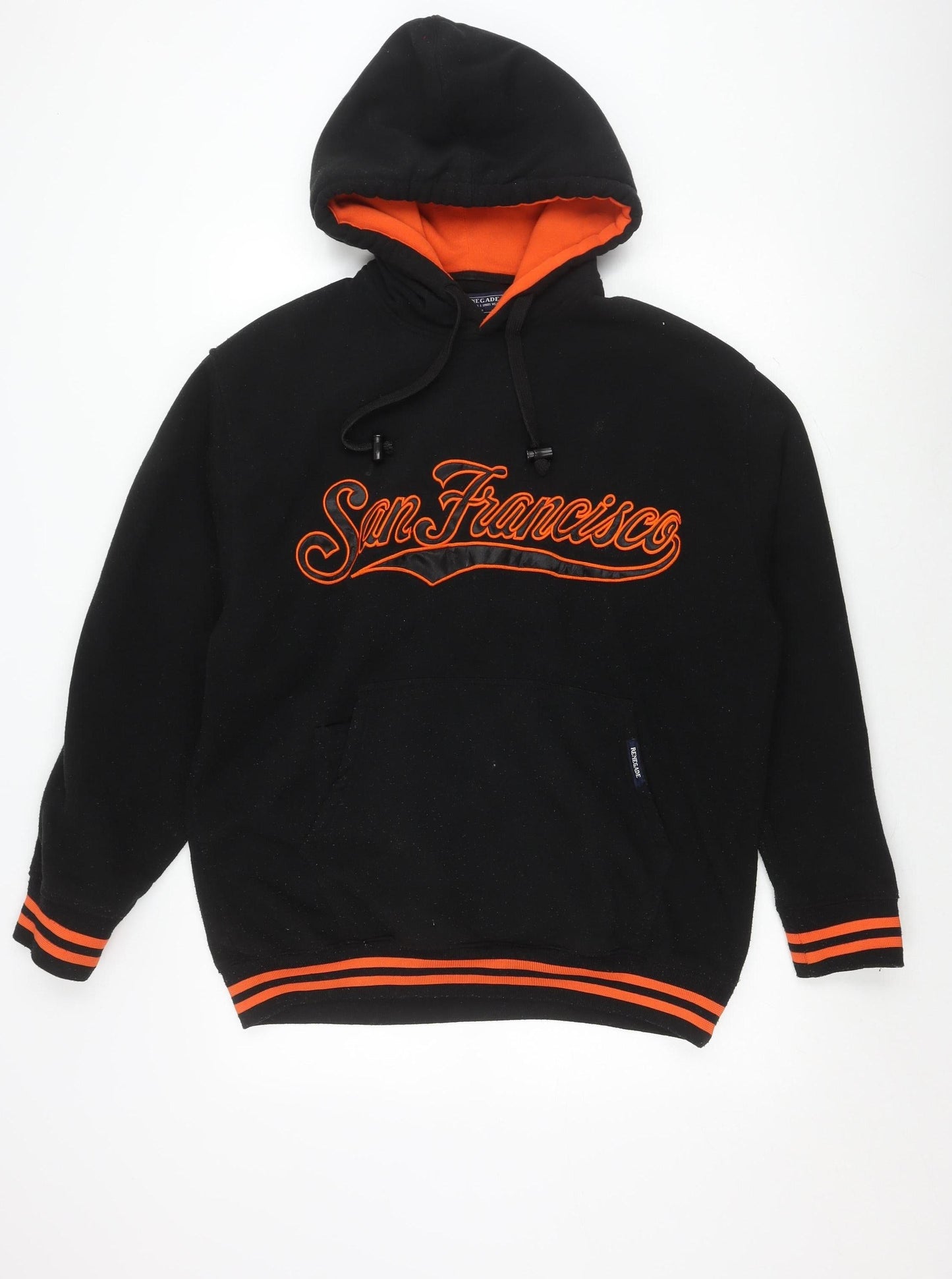 Renegade Men's Black Pullover Hoodie L