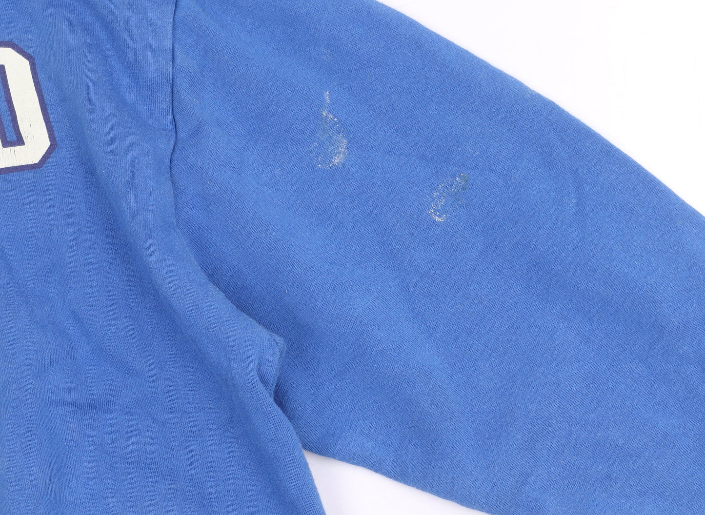 Pull&Bear Blue Unisex L Sweatshirt with Logo