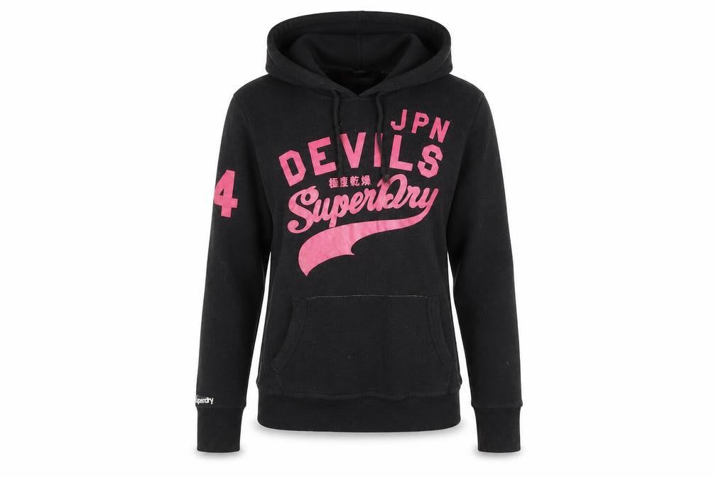 Superdry Women's Black Pullover Hoodie - M