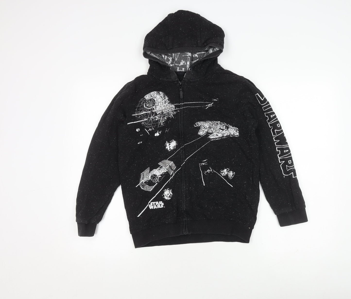 Star Wars Boys Black Hooded Jacket 12 Years