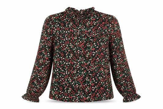 Marks and Spencer Women's Floral Blouse, UK 10, Multicoloured