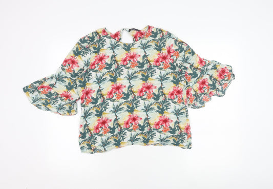 Marks and Spencer Women's Floral Blouse, Size 12