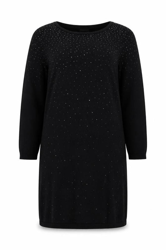 Monsoon Black Studded Women's Dress Size 14