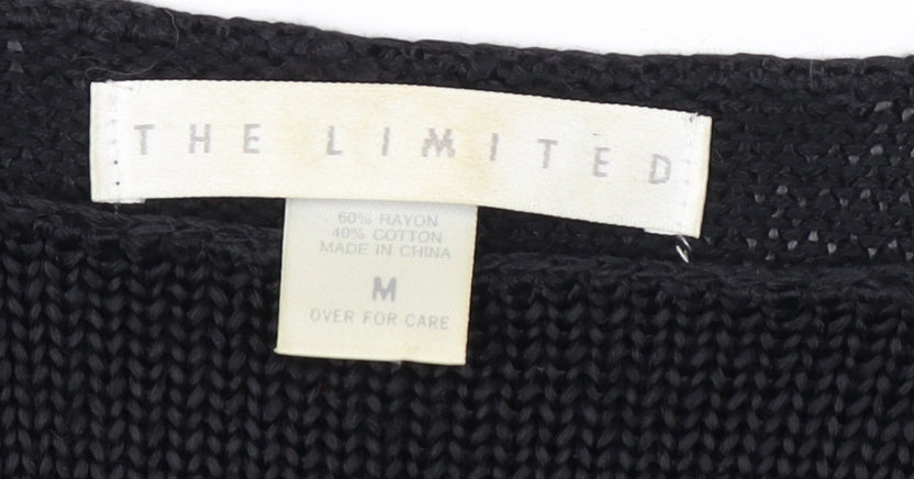THE LIMITED Black Long Sleeve Jumper M