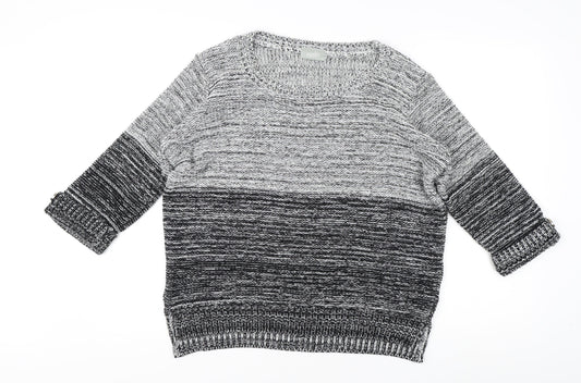 Wallis Women’s Grey Pullover Jumper, Size 14, Knit, Casual
