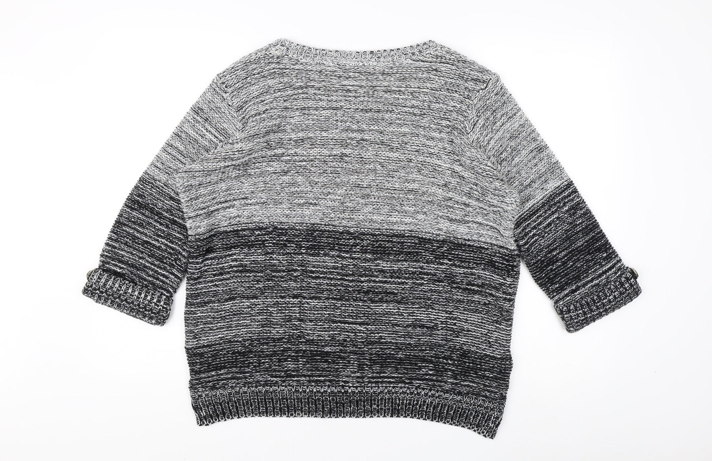 Wallis Women’s Grey Pullover Jumper, Size 14, Knit, Casual