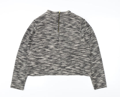 H&M Women's Multicoloured Crew Neck Jumper Size 12