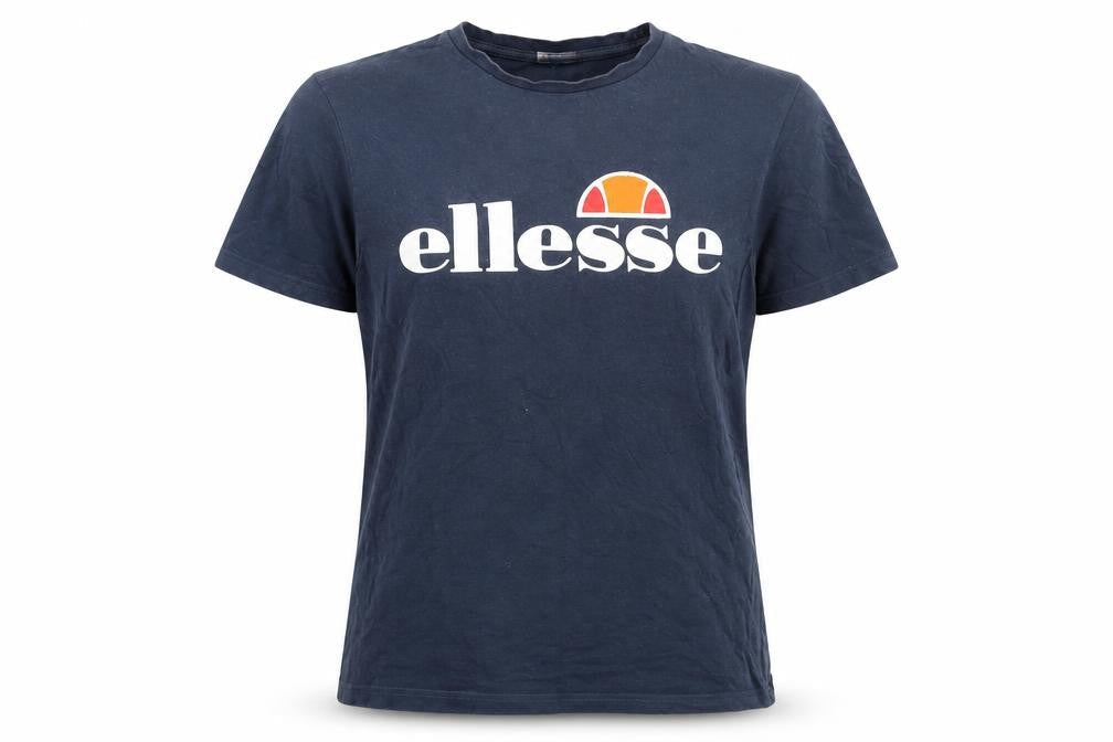 Ellesse Blue Unisex T-Shirt, Size 8, Casual Jersey Crew Neck