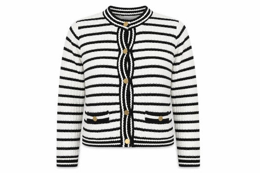 Next Women's Multicoloured Striped Cardigan L
