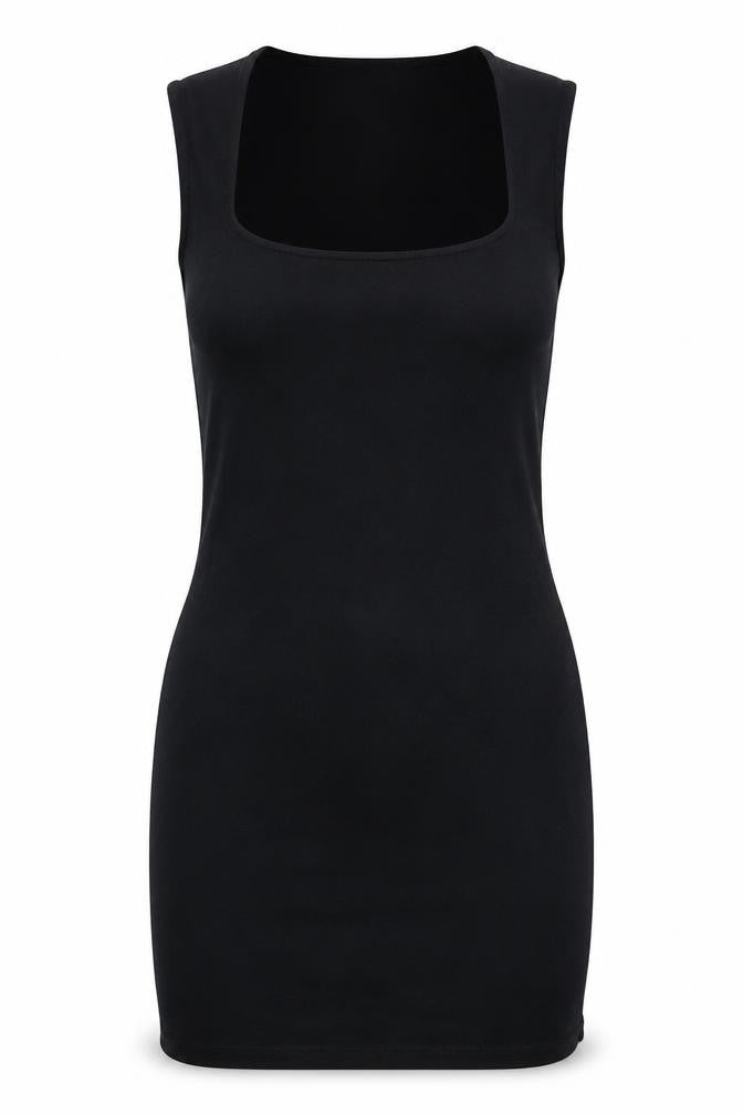 Motel Rocks Women's Black Bodycon Dress, Size S, Stretchy