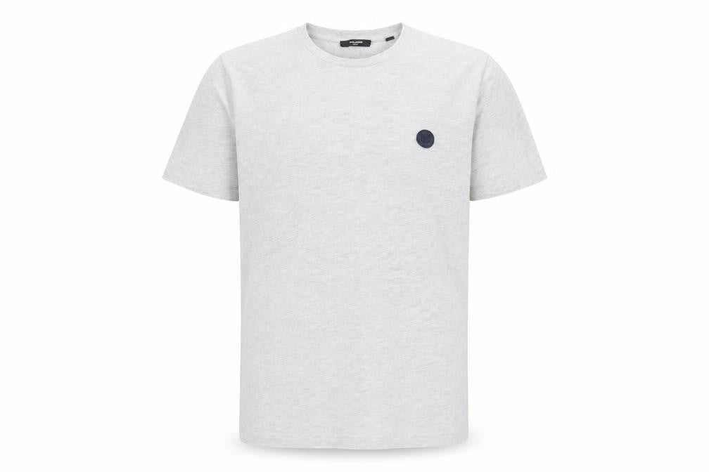 Jack & Jones Men’s Grey Crew Neck T-Shirt, L