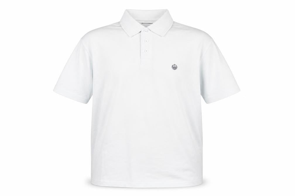 Eisengger Men's White Polo Shirt L