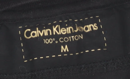 Calvin Womens Klein Jeans Black Medium Basic T-Shirt
