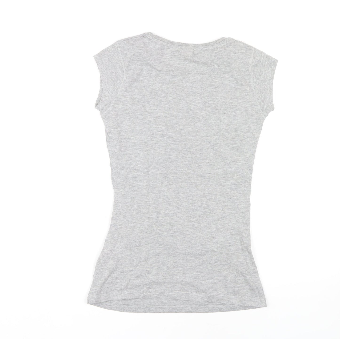 Marvel Comics Women’s Grey Superhero T-Shirt Size 8