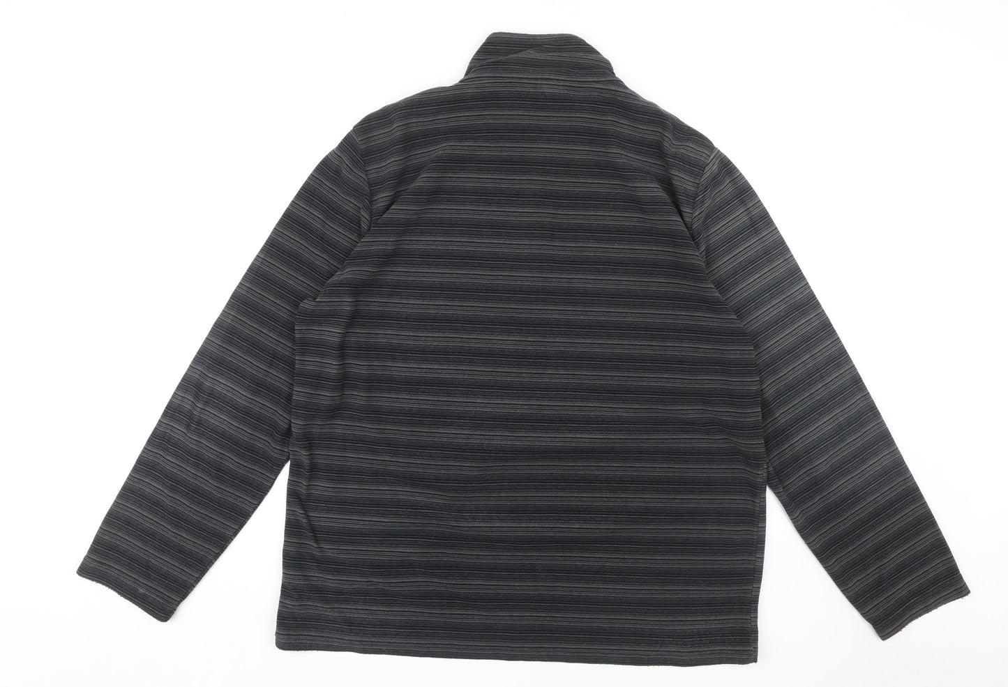Hi Gear Men's Black 2XL 1/2 Zip Sweatshirt