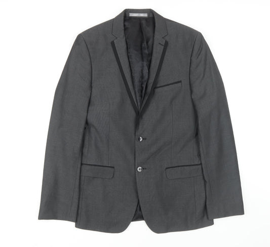 Red Herring Grey Blazer Men's Size 38 Long Jacket