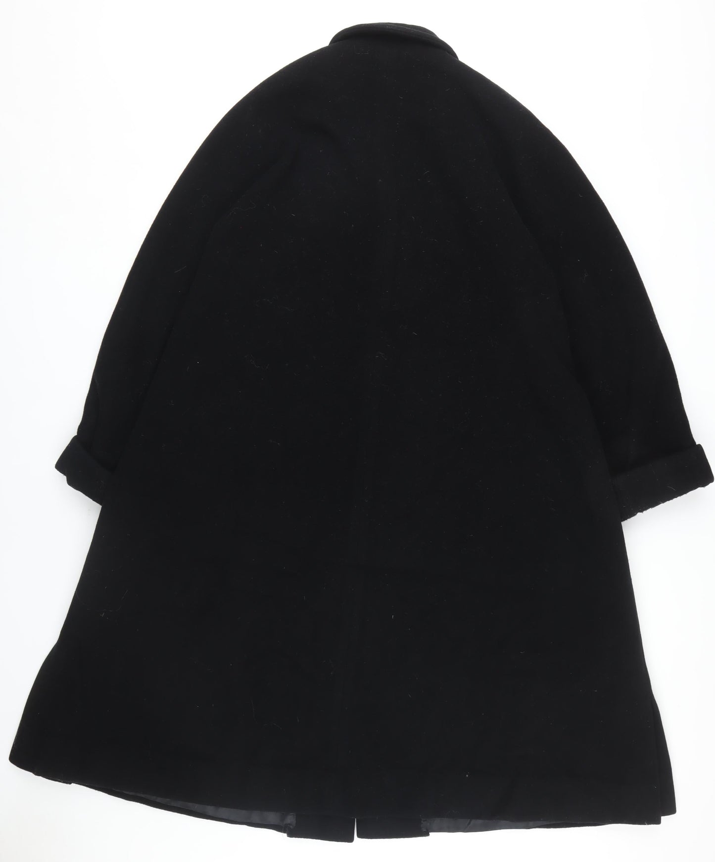 Next Women's Black Wool Overcoat Size 8