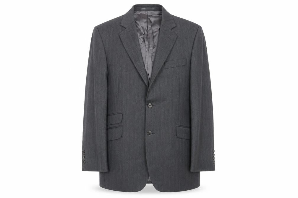 John Lewis Men's Grey Blazer 40R Wool Regular Fit