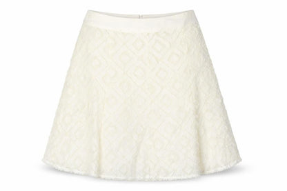 Front view of Principles Women Ivory A-Line Skirt, size 16
