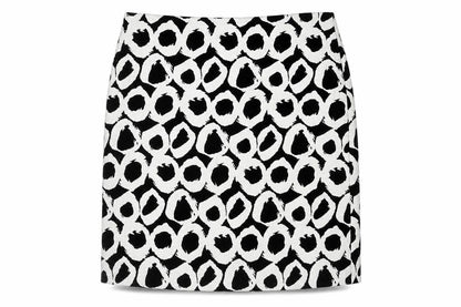 Marks & Spencer Women's Black/White Knee Length Skirt