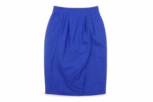 Planet Women's Blue Pencil Skirt Size 8 Wool Business