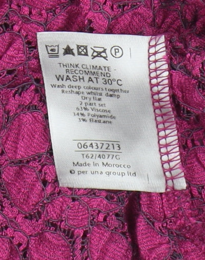 Marks & Spencer Women's Pink Wrap Blouse Size 18