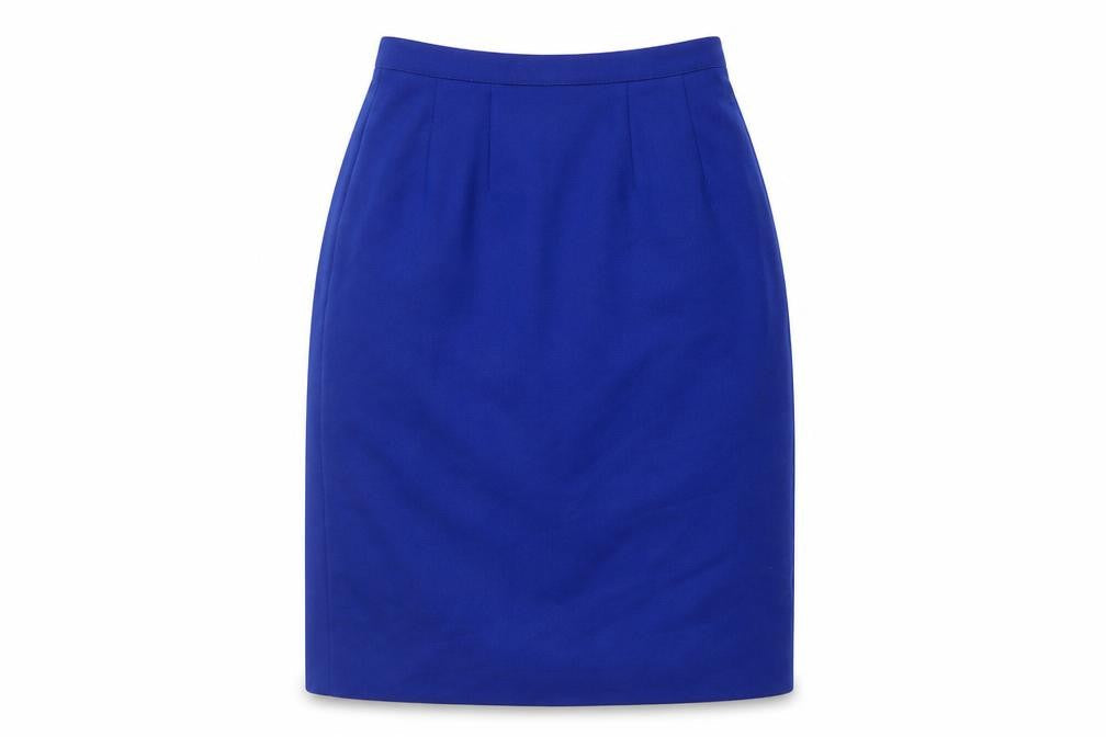 Planet Women's Blue Wool Pencil Skirt Size 8