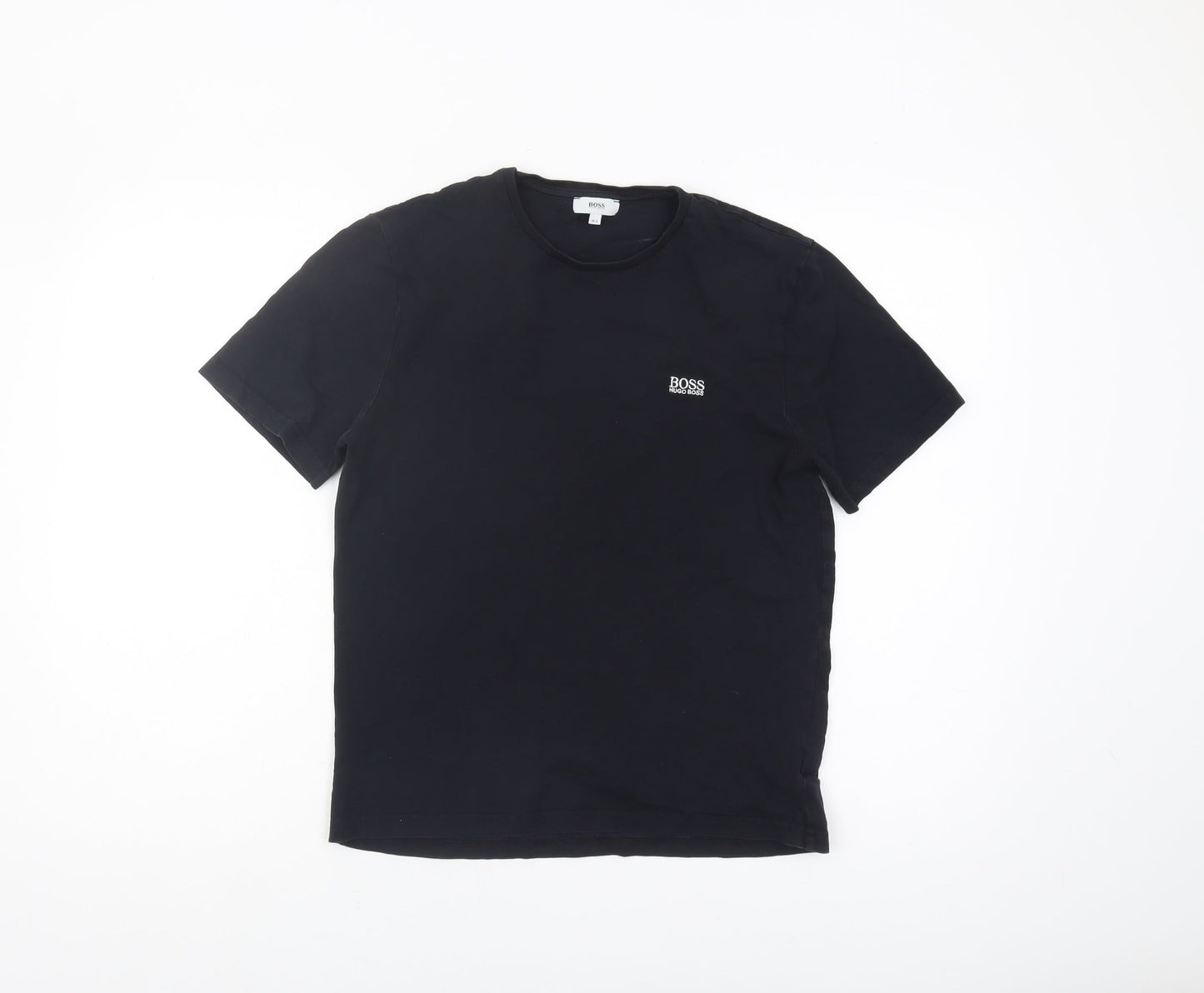 Hugo Boss Unisex Black T-Shirt Size 14 Casual