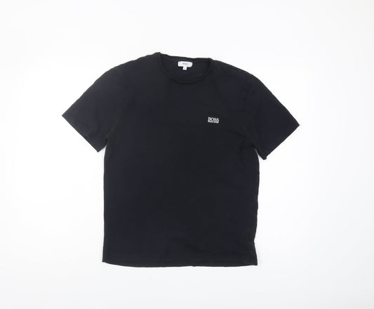 Hugo Boss Unisex Black T-Shirt Size 14 Casual