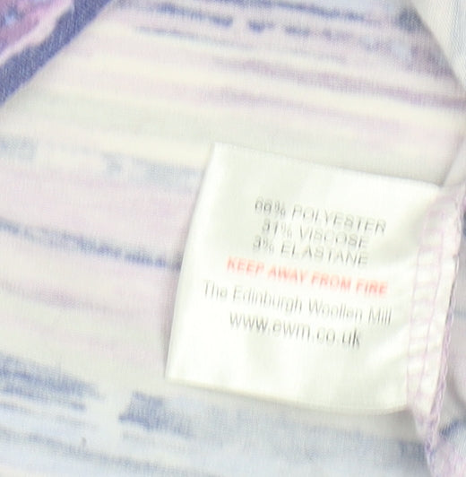 Isle Collection Women's Multicoloured Striped T-Shirt M