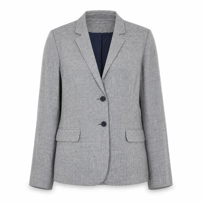 Great Plains Women's Grey Linen Blazer, Size M