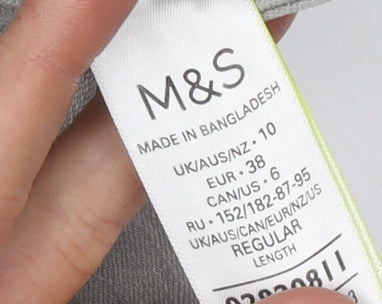 Marks and Spencer Womens Grey Skinny Jeans Size 10