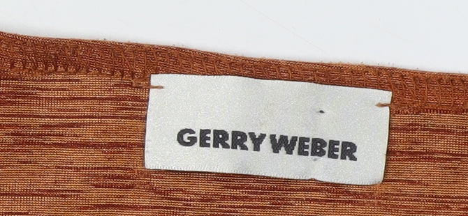 Gerry Weber Women’s Brown T-Shirt, Size 16, Casual Style