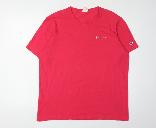Champion Men's Red XL Crew Neck T-Shirt