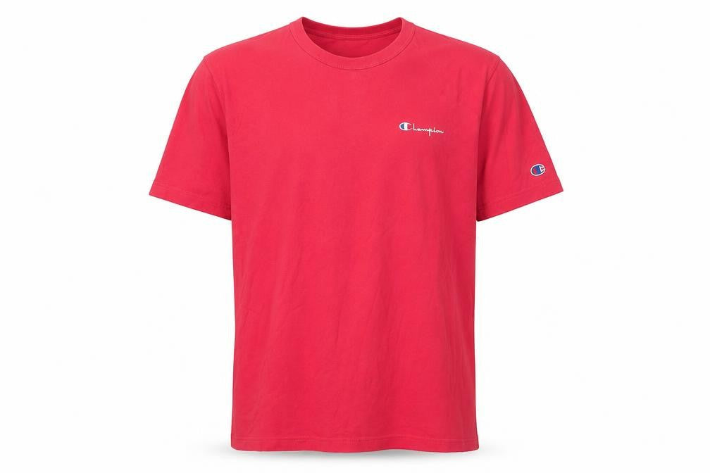 Champion Men's Red XL Crew Neck T-Shirt