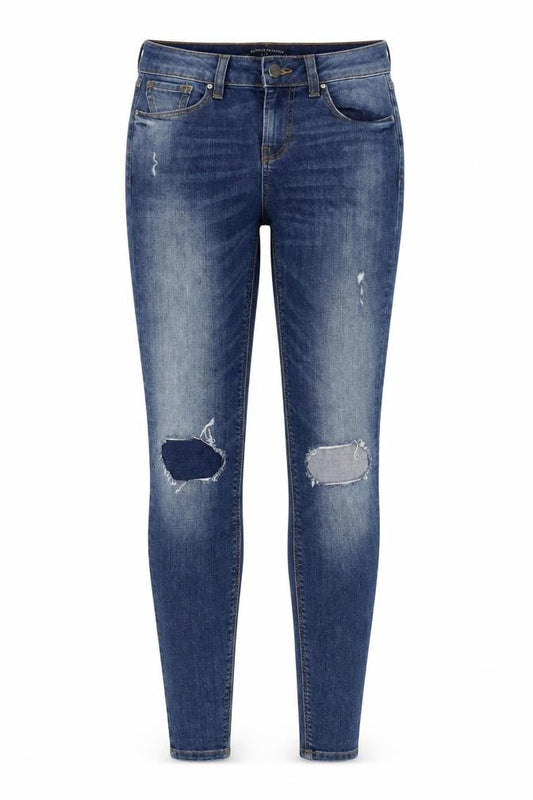 Marks & Spencer Women's Blue Skinny Jeans Size 8