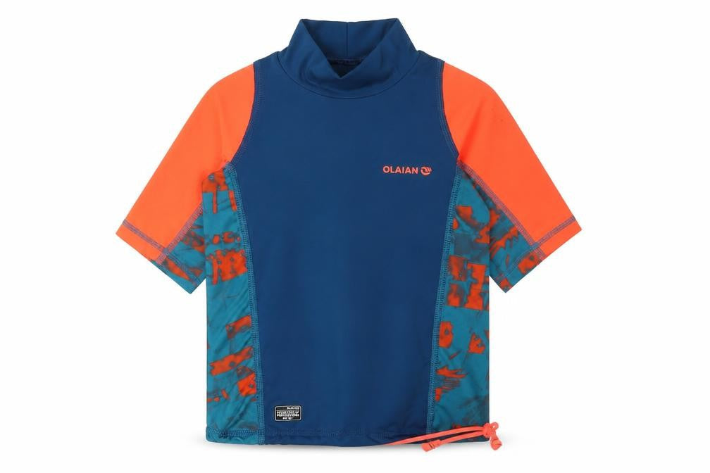 Decathlon Boys Rash Guard Blue 6 Years UV Protection